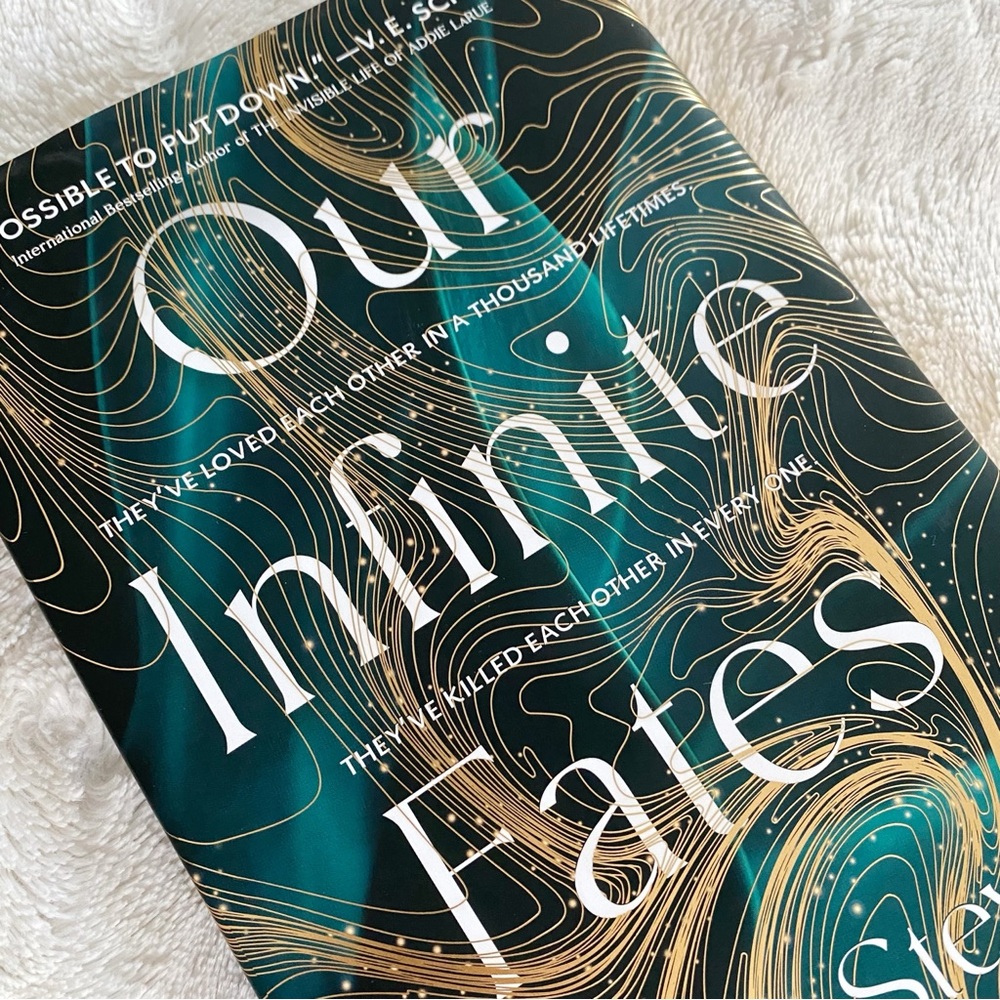 our infinite fates hardcover book | laura steven